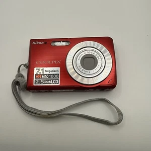 Non-Working - Camera &Battery only - Nikon Coolpix S200 Digital Camera - Picture 1 of 8