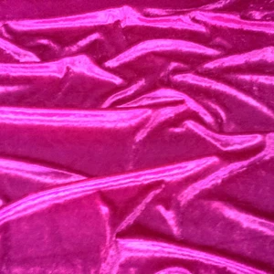 Fuchsia Pink Premium Crushed Velvet Fabric Craft Dress Stretch Material 59" Wide - Picture 1 of 1