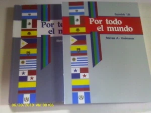 2 PC. ABEKA SPANISH 1- SPANISH 1A & 1B workbooks- CLEAN AND COMPLETE - Picture 1 of 3