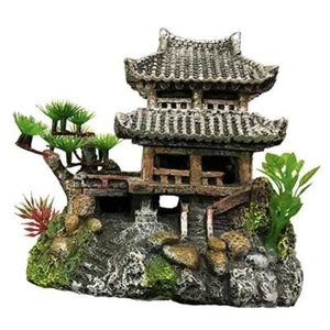 Aquarium Classical Resin Castle Decorations - Fish Tank Realistic Details - Picture 1 of 7