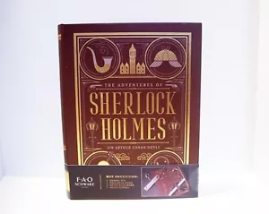 Adventures of Sherlock Holmes Arthur Conan Doyle FAO Schwarz Book Pin Scroll + - Picture 1 of 6