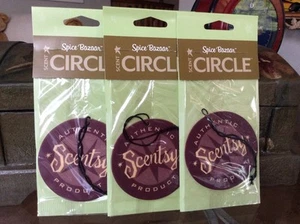 Lot 3 Scentsy Scent Circle Air Fresheners "Spice Bazaar" Car Home Anywhere! - Picture 1 of 3