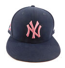 2021 P.J. Pilittere #74 NY Yankees Player-Worn Navy 59FIFTY Mother's Day Cap