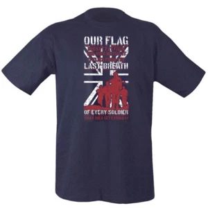 CLEARANCE! MILITARY LAST BREATH T-SHIRT FORCES VETERAN BRITISH ARMY TOP MENS - Picture 1 of 2