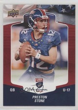 2018 Upper Deck USA Football Red Border Preston Stone #116