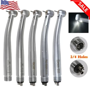 Kavo Style Dental Fiber Optic Turbine Handpiece Triple 2H/4Hole E-generator LED - Picture 1 of 42