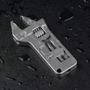 Titanium Alloy Multifunction Adjustable Wrench Screwdriver Bike Repair Home Tool - Picture 1 of 12
