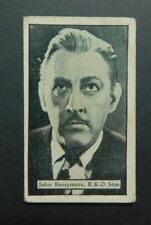Aust. Carreras Turf Personality Series Film Stars Cigarette Card 1933 Barrymore