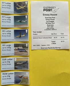 2021 - GUERNSEY - MAISON D'ENVOY GG02 - AVIONS - COLLECTEUR & BANDES LOCALES - FDI - Photo 1/2