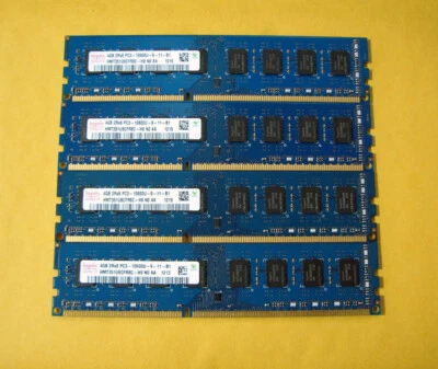 Memoria Dell OptiPlex 790 580 990 980 7010 9020 de marca importante 16 GB 4x4 GB PC3-10600U Foto 1 de 4