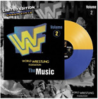 WWF The Music Volume 2 GOLD BLUE SPLIT vinyl LP sealed record WWE AEW yellow