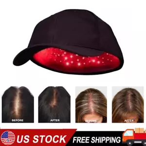 Red Light Therapy Hat 650nm&850nm Hair Loss Treatment Cap Hair Growth Regrowth - Picture 1 of 13