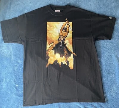 Vintage 2004 Graphitti Conan The Barbarian T Shirt Sz  Adult Large Black Rare - Image 1 of 4