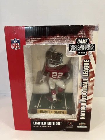 Emmitt Smith Arizona Cardinals 2003 Game Breakers Action Figure w/Box Upper Deck Cover