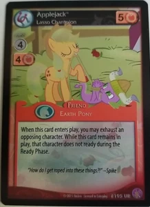 My Little Pony CCG ULTRA RARES Apple Jack Lasso Champion MLP UR 195 Near Mint NM - Picture 1 of 5
