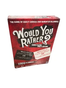 Spin Master Would You Rather...? Kinda Clean Party Edition NEW SEALED Game 16+ - Picture 1 of 8