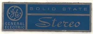 PART ONLY: Name Plate for General Electric GE T262 Record Player - Picture 1 of 3