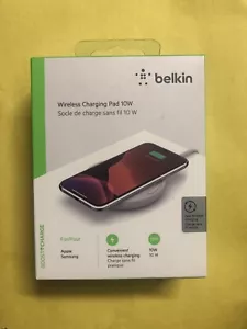 Belkin - BOOST CHARGE 10W Wireless Charging Pad  - White - New. box sealed - Picture 1 of 2