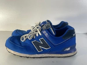 New Balance 574 Herren Sneaker Größe 10 (44,5) gebraucht blau Schnürschuhe Laufschuhe -E54 - Bild 1 von 7