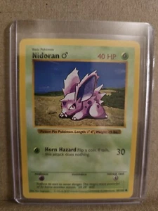 Pokémon Base Set Nidoran Männchen #55 Shadowless - Bild 1 von 2