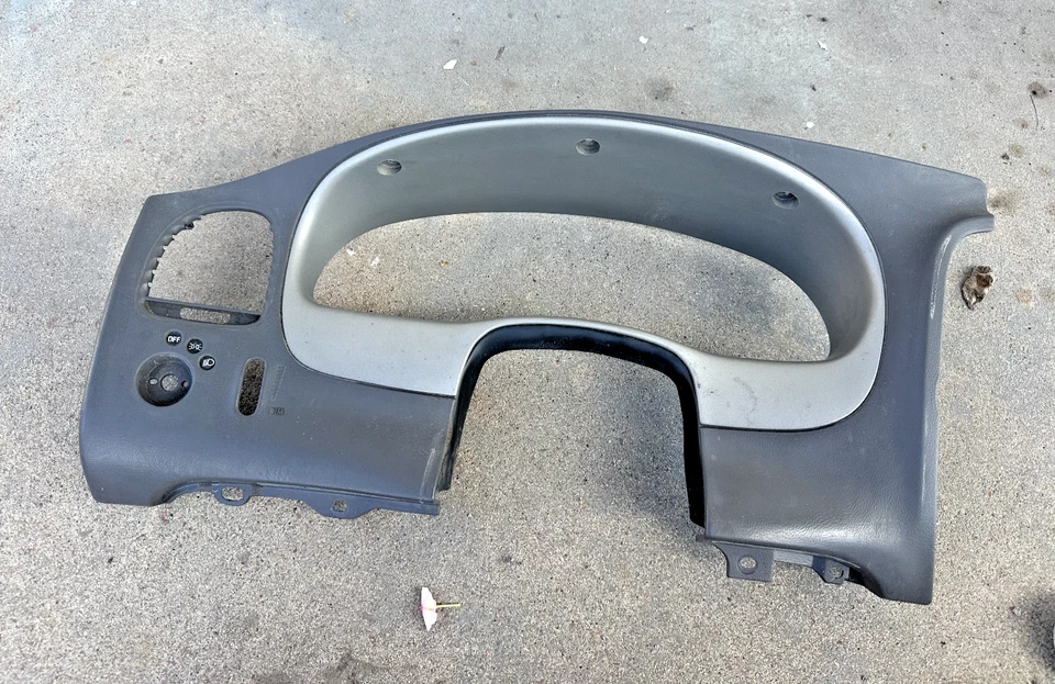 95-04 Ford Explorer Ranger Dash Cluster Speedometer Trim Bezel Gray OEM - Image 1 of 4