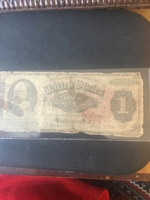 1891 martha silver certificate - Image 1 of 4