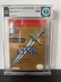 Zelda II Adventure of Link NES WATA 9.0 CIB Classic Series Matching Components