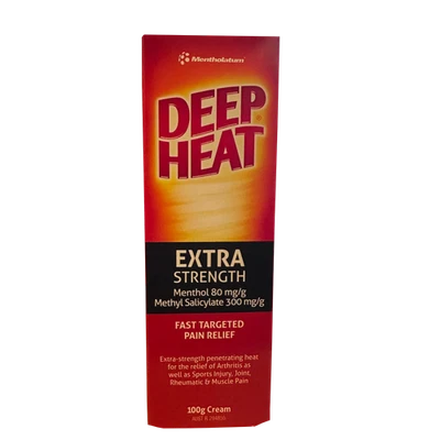 Deep Heat Extra Strength Cream 100g Fast Targeted Pain Relief Sports Injuries - image 1 of 3