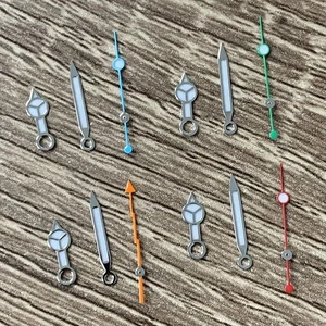 1 Set Luminous Flash Color Watch Hands Set For ETA 8215 2813 - Picture 1 of 7