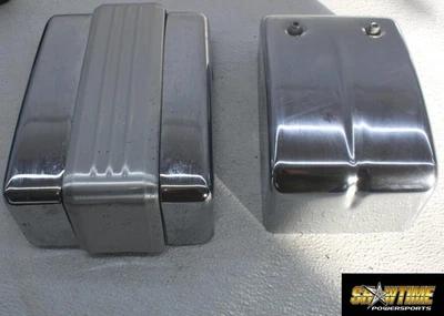 00-06 JUEGO CUBIERTA LATERAL BATERÍA IZQUIERDA DERECHA HARLEY-DAVIDSON DYNA WIDE GLIDE FXDWGI Foto 1 de 4