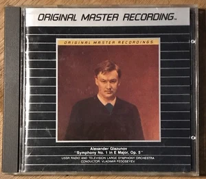 Alexander Glazunov -CD- Symphony No. 1 Vladimir Fedoseyev - Original Master - Imagen 1 de 2