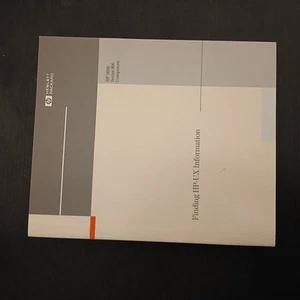 Hewlett Packard Finding HP-UX Information Manual - Photo 1/1