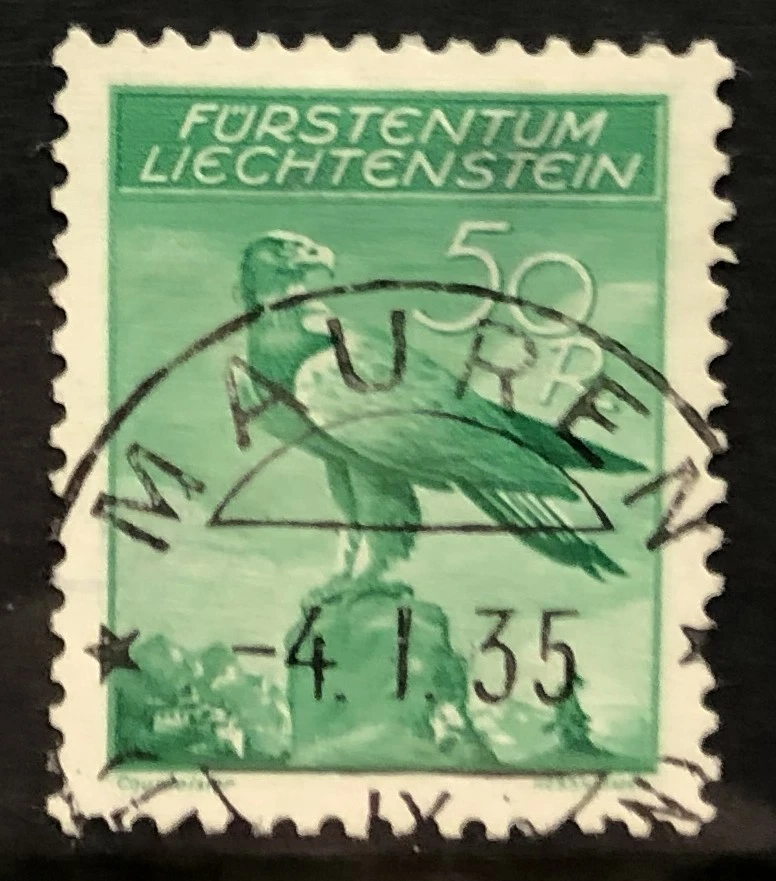 Liechtenstein C13 Correo Aéreo Usado Scott Cat. $35,00 Foto 1 de 1