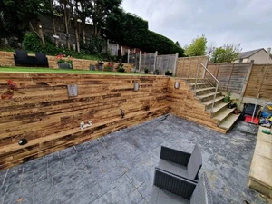 30 x 60cm x Reclaimed Rustic Pallet Wood Wall Cladding Recycled Planks/Board - Picture 1 of 24