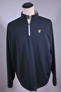 Peter Millar Perth 1/4 Performance Pullover Black Old Warson CC Men's XL - Picture 1 of 5