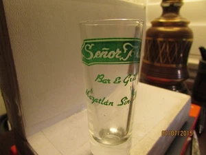 Mazatlán México Shot Glass Senor Frogs Bar & Grill -4" Shooter - Nuevo - Imagen 1 de 3