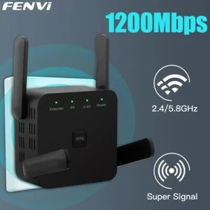 Extensor Repetidor 1200Mbps WiFi Rango Amplificador Señal Router Inalámbrico Amplificador - Imagen 1 de 6
