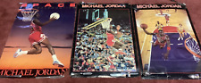 Vintage Michael Jordan Poster Lot Full Size Original Starlite 1987 & 1990 Authen