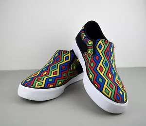 Kansai Yamamoto Skechers Multi Colour Primitive Slip On Sneakers Shoes - Picture 1 of 17