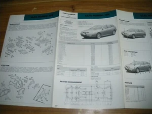 FICHE TECHNIQUE TRIPLE ALFA ROMÉO 156 - Imagen 1 de 2