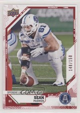 2019 Upper Deck CFL Red /150 Sean McEwen #193
