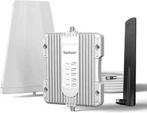 Booster de téléphone portable pour la maison, kit d'amplificateur de signal de téléphone portable, tous les opérateurs américains -C - Photo 1 sur 8