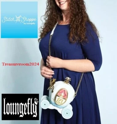 Bolso Bandolera Stitch Shoppe By Loungefly Cenicienta Carro Calabaza Cartera ¡NUEVO! Foto 1 de 4