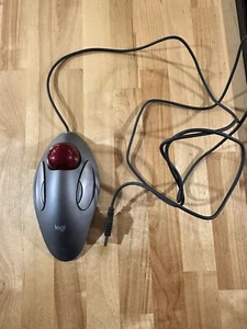LOGITECH TRACKMAN MARBLE TRACKBALL MOUSE 810-000767 *TESTED - Picture 1 of 1