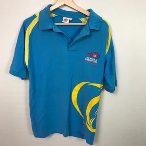 T20 ICC WORLD CUP England 09' POLO SHIRT AUSTRALIA L 2009 Blue - Picture 1 of 6