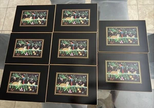 Genuine Jaguar Jungle Placemats by Lynn Chase Set Of 8 - Picture 1 of 17