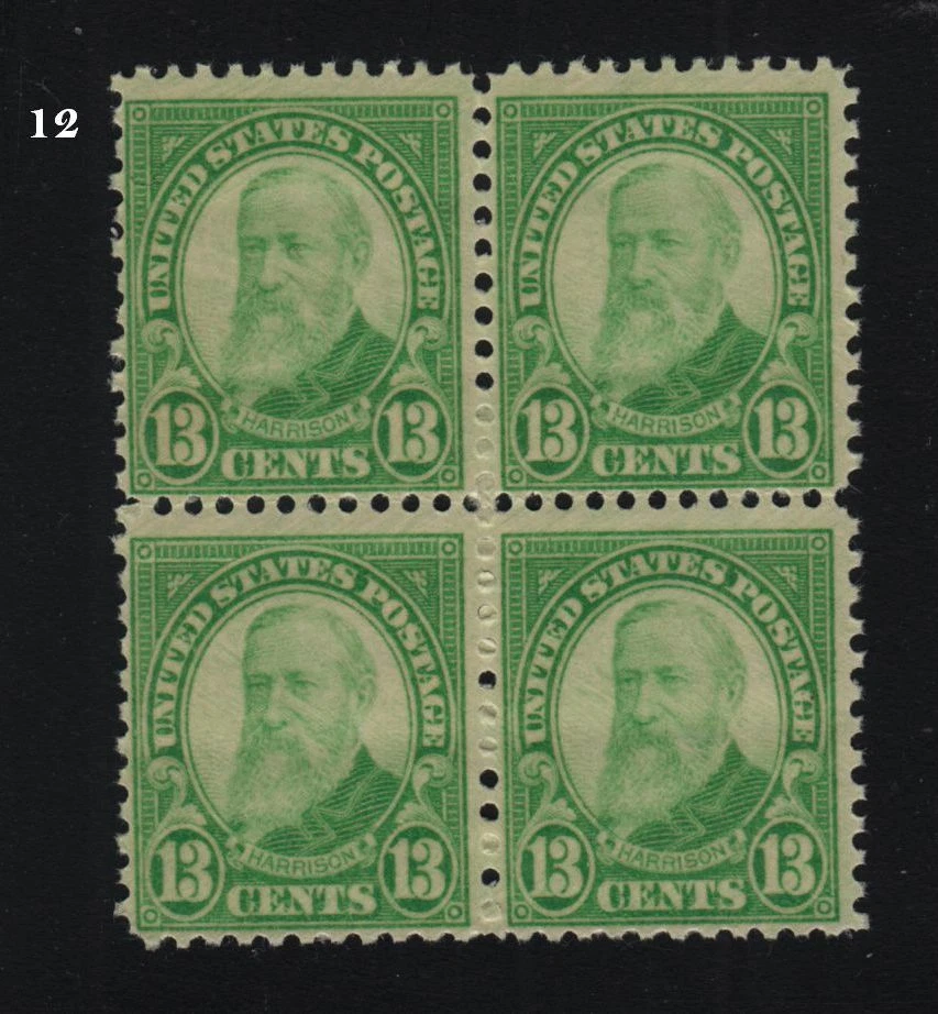 1931 Sc 694 MNH 13c Harrison fresh block of 4  12 - Image 1 of 1