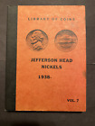 Jefferson Nickel Library of Coins Ancien Vintage Rare Album P D S