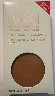 IMAN Cosmetics Perfect Response 油吸墨粉饼中号 — 第 1/2 张图片