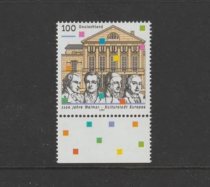 Bund 2028 "Weimar" deutlicher Doppeldruck der schwarzen Farbe postfrisch - Picture 1 of 1